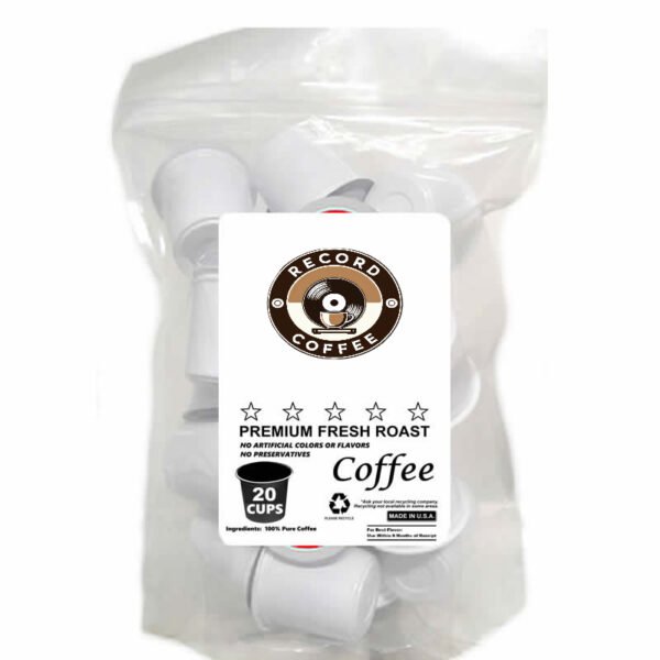 20 Pack Single Serve Cups - Coffee Pods - Medium Roast